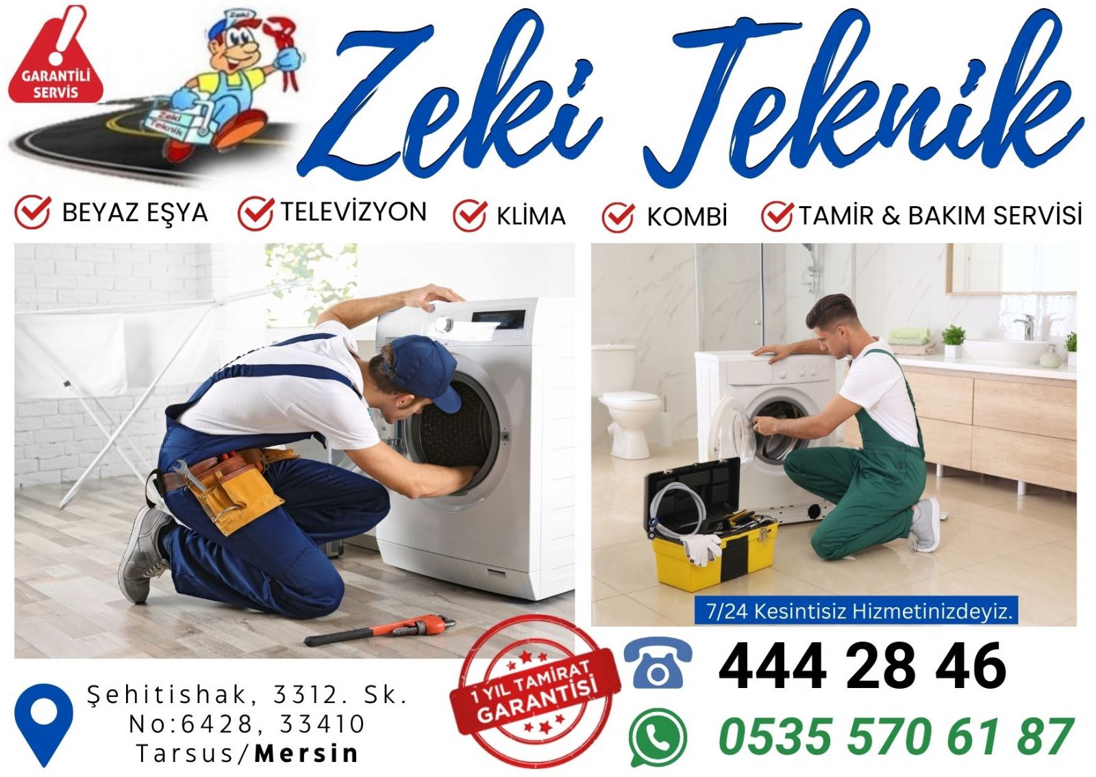tarsus - çamaşır makinesi- servisi